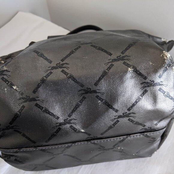 Longchamp Les Pliages Small Metallic Gray for Rehab - Picture 5 of 8